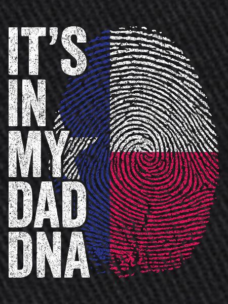 Drapeau Texas Empreinte Papa Texan