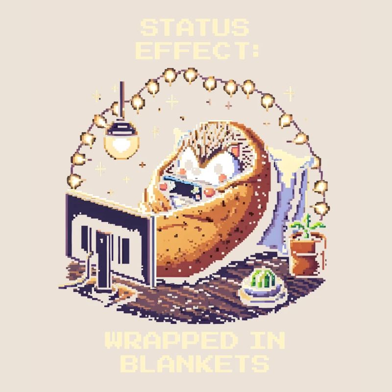 Status: Eingekuschelt in Decken