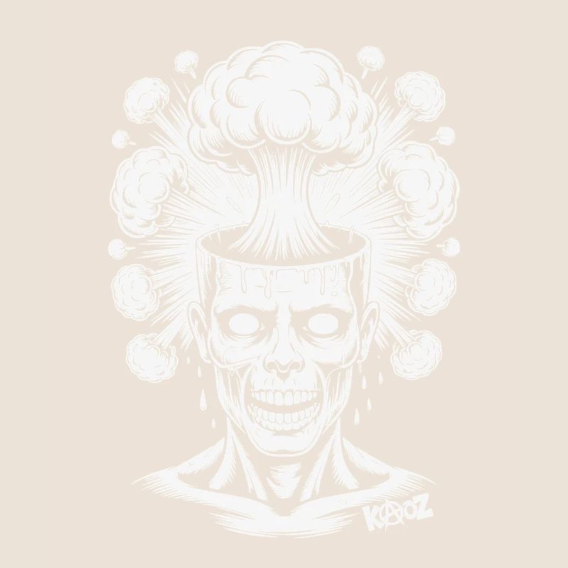 Creative explosion and comic illustration