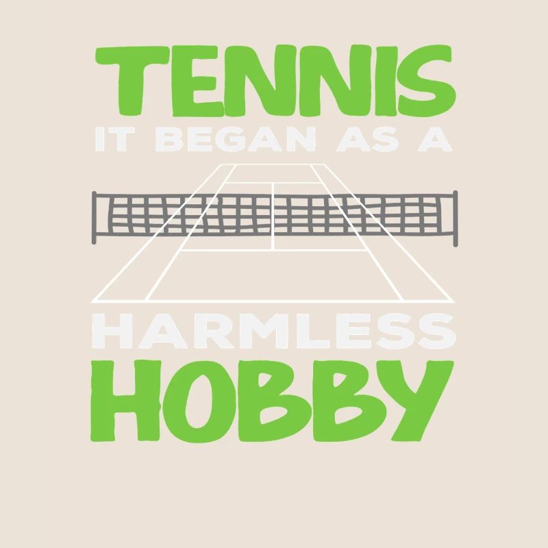 Tennis Player Harmless Hobby Fun
