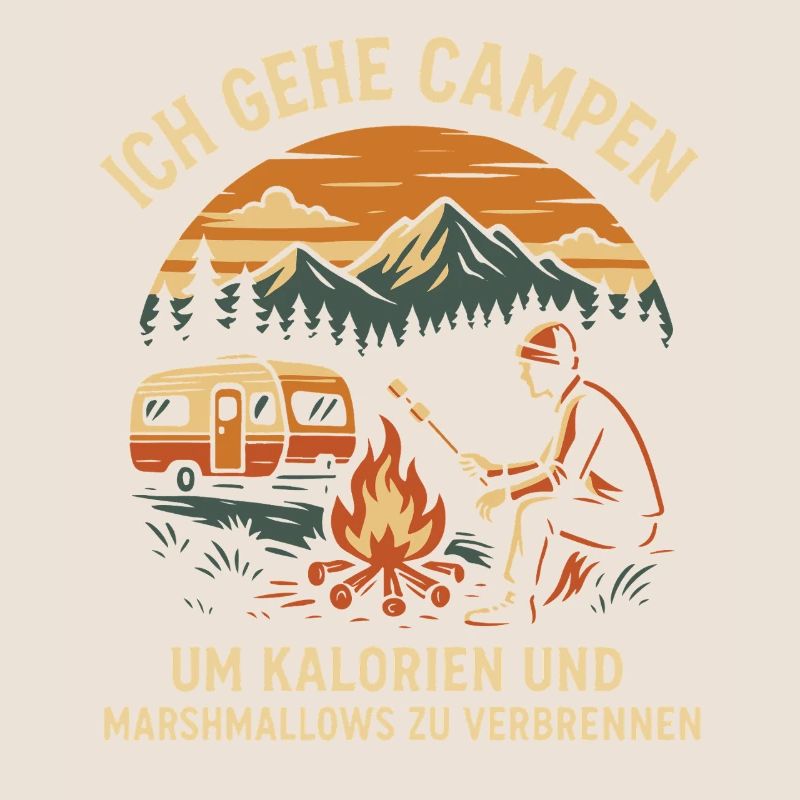 I Go Camping Calories And Marshmallows