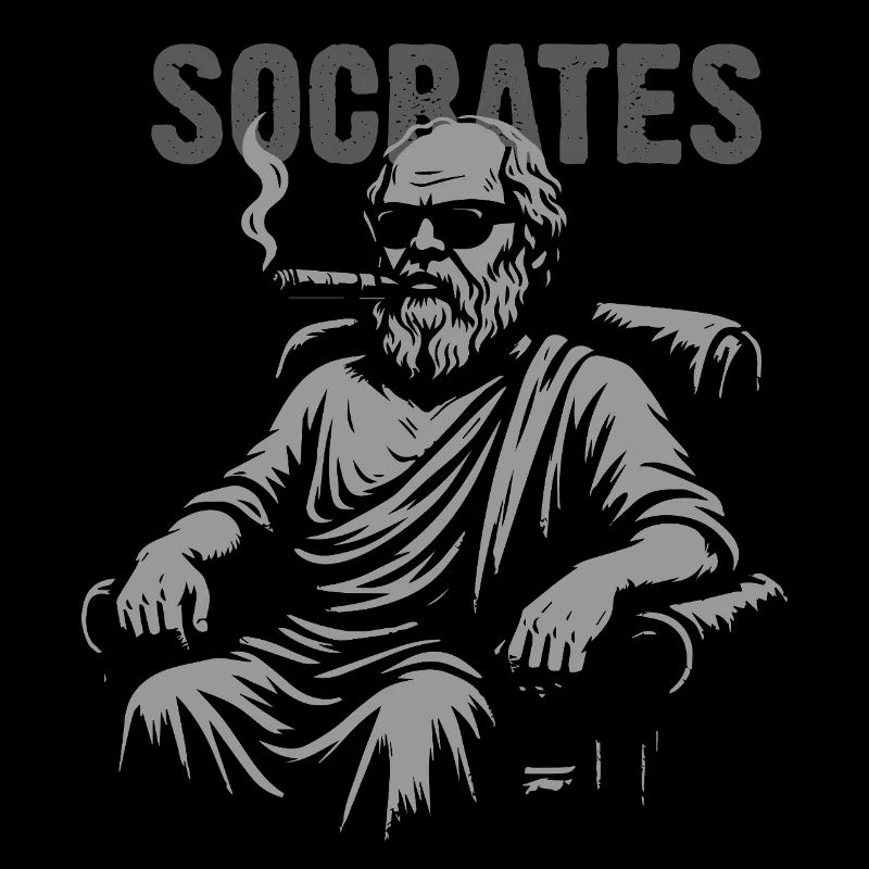 Socrates Smoke Portrait