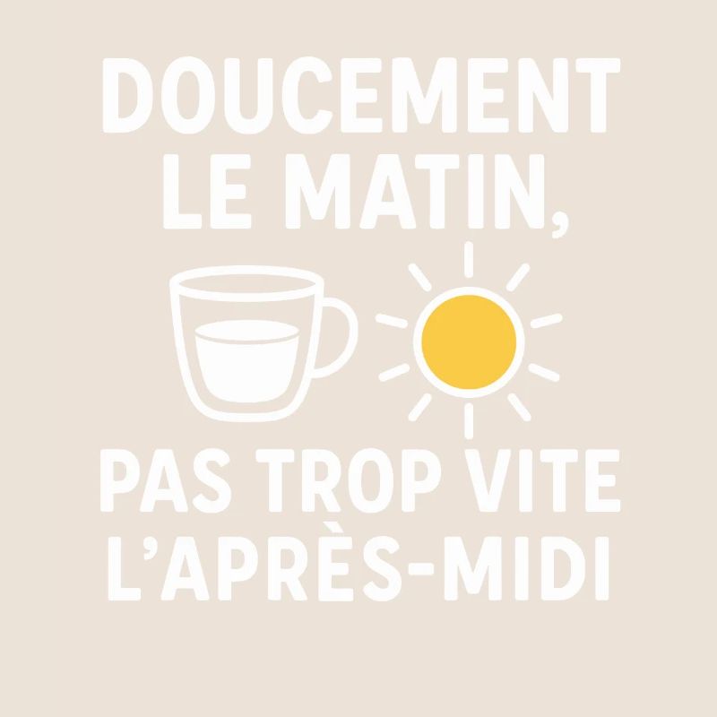 Doucement le Matin, Pas Trop Vite l’Après-Midi