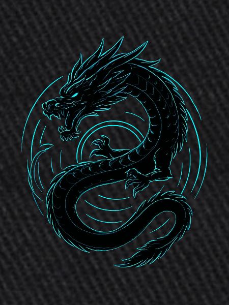 Neon Drache