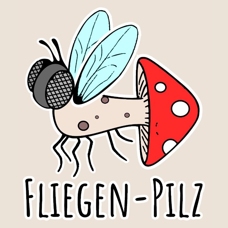 Fly agaric - half fly, half mushroom