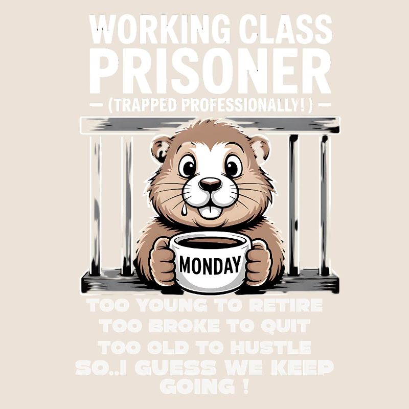 Monday Trapped Work Funny Work Outfit