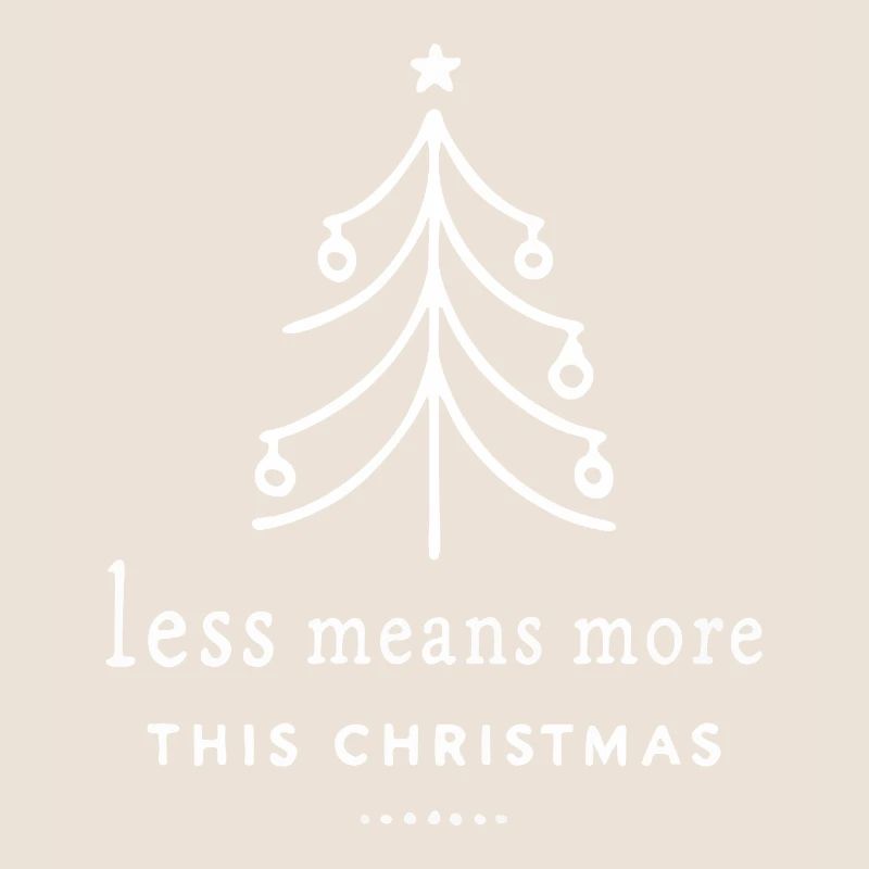 Moins, c’est plus à Noël