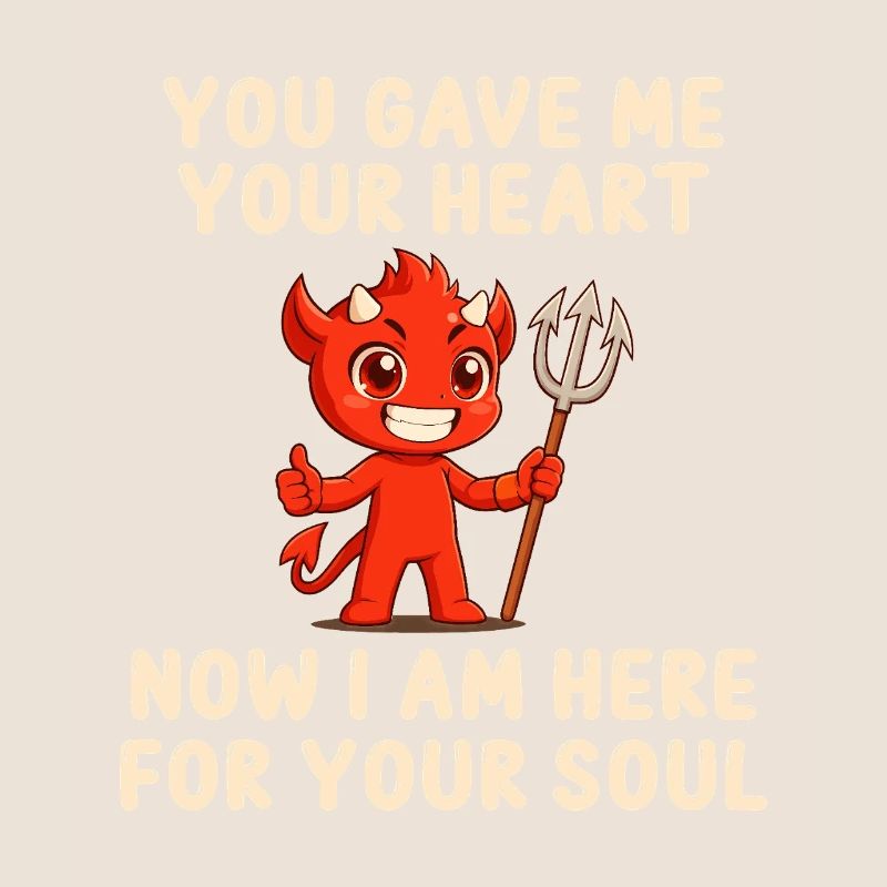 Devilish love message