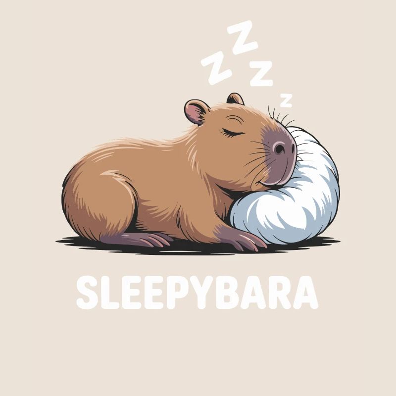 Sleepybara Capybara Dormir