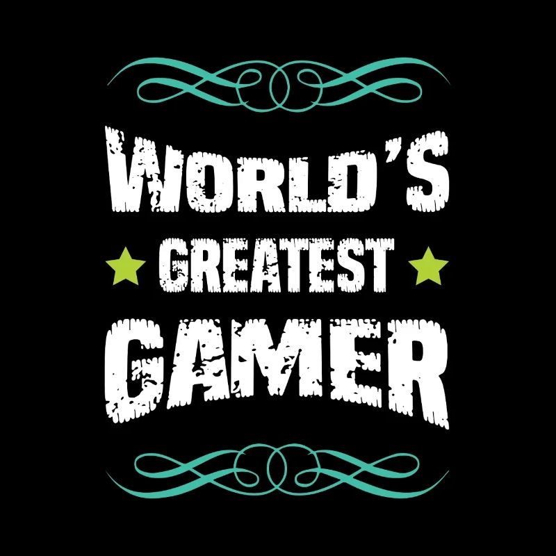 Weltbester Gamer – Distressed Design