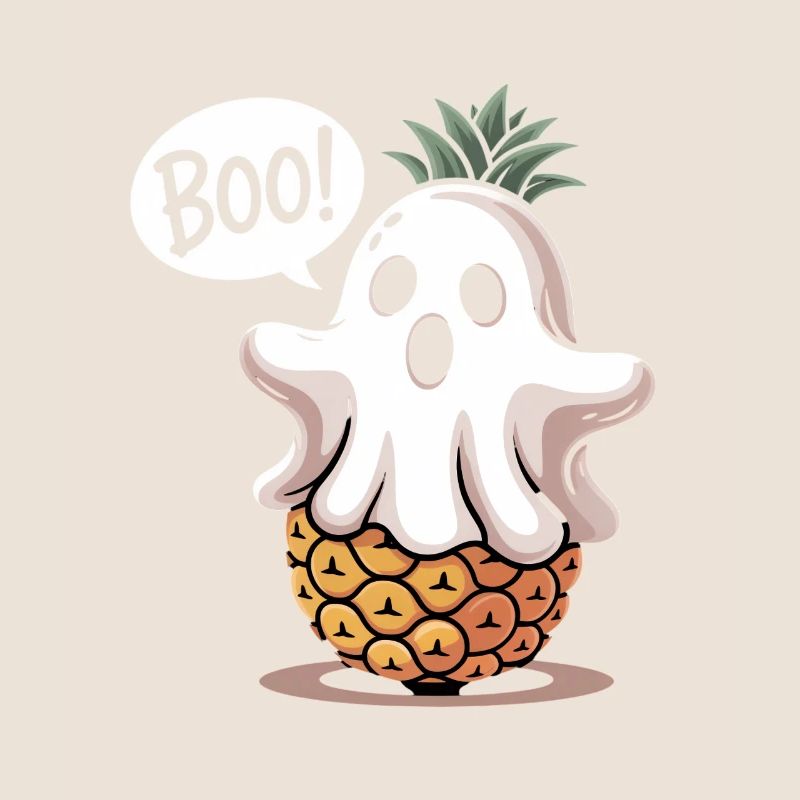 Pineapple Ghost Halloween