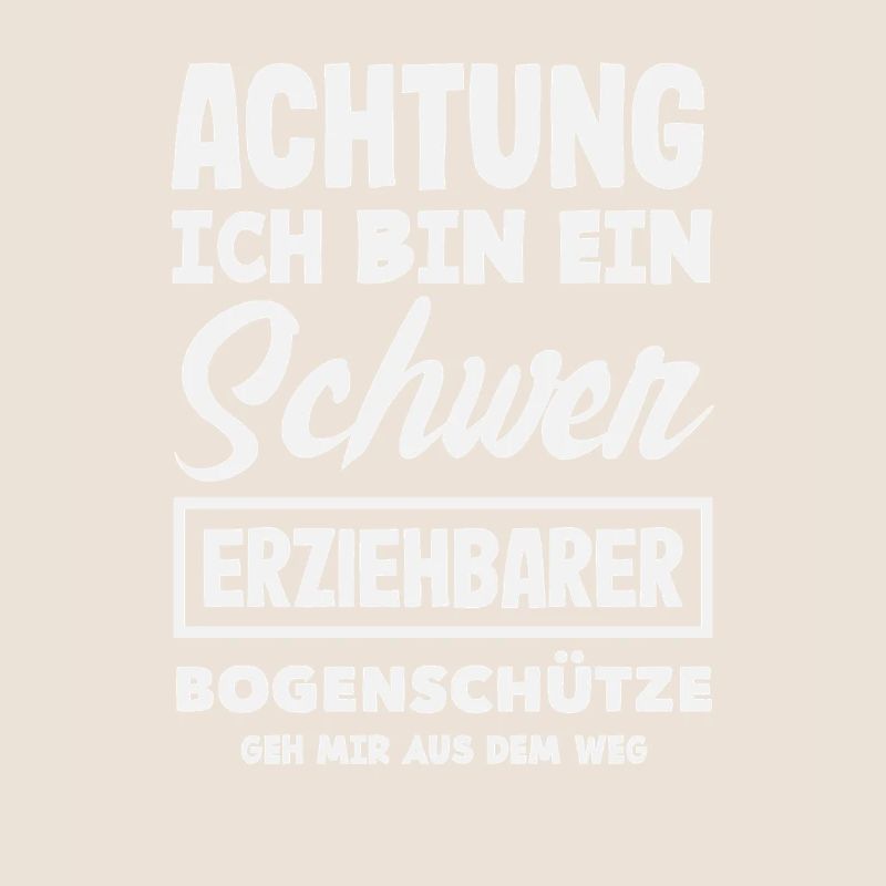 Ich gehe Bogenschießen