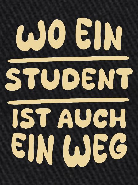 Student als Student