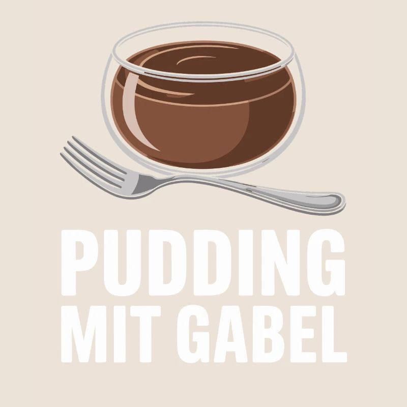 Pudding Mit Gabel