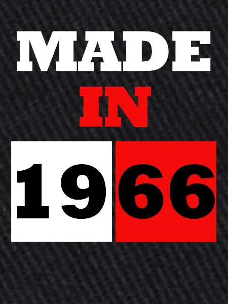 Made in 1966 Anniversaire