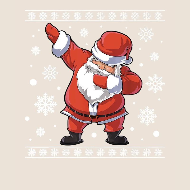 Noël Moche Tamponner Pull Père Noël Danse Drôle