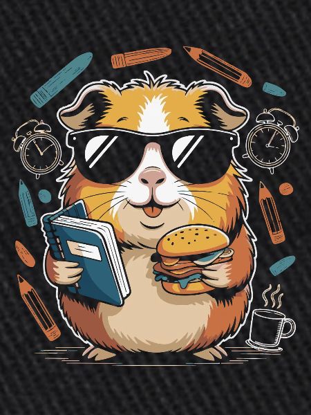 Buchheld Hamster mit Burger