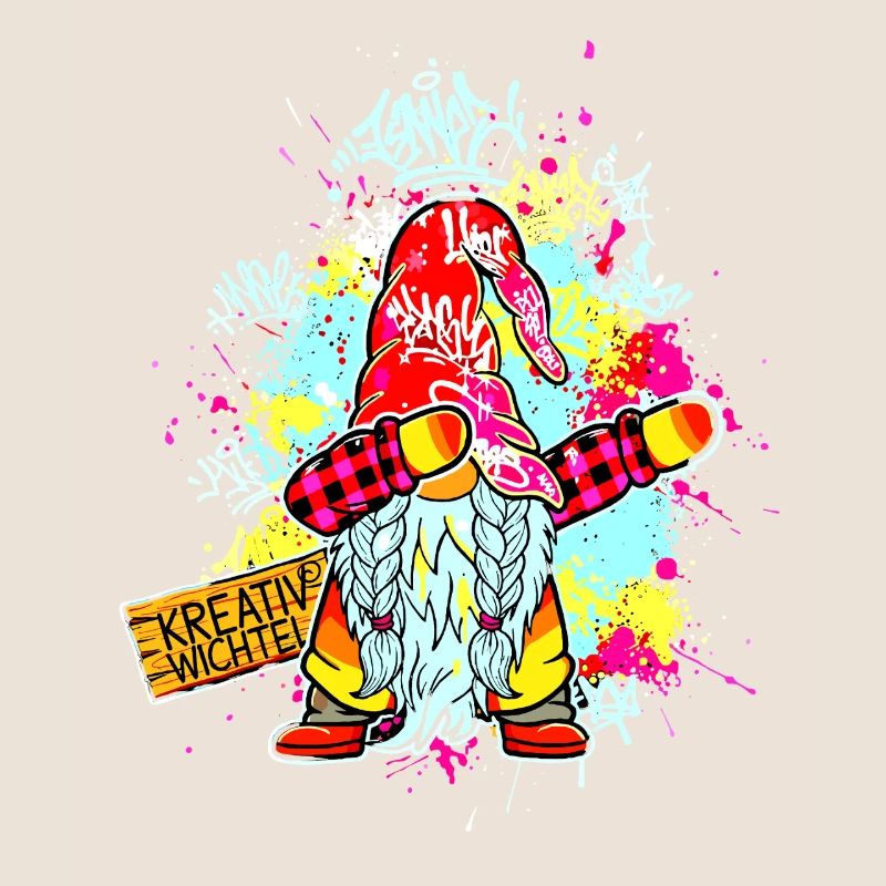 GNOME CRÉATIF Dab Graffiti Artiste XMas