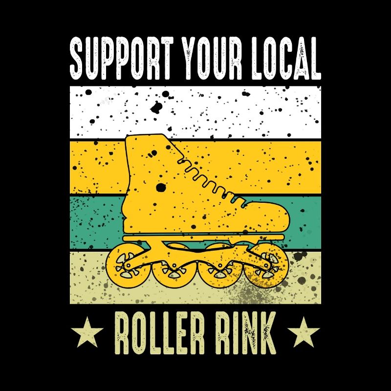 Rollschuhe Roller Skates Symbole Mädchen Rollschuh