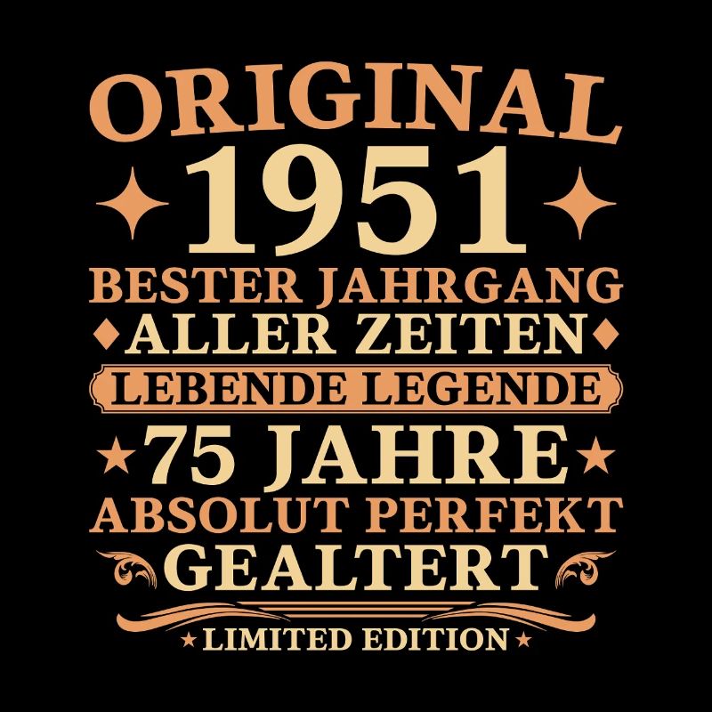 Présent original pour le 75e anniversaire de l’année 1951
