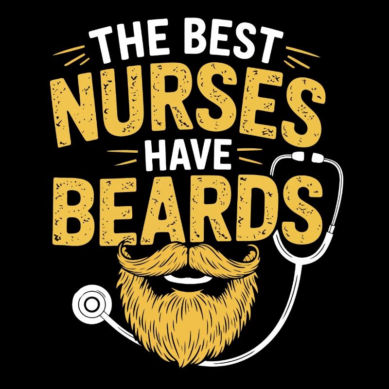 Beste Krankenschwestern mit Bart