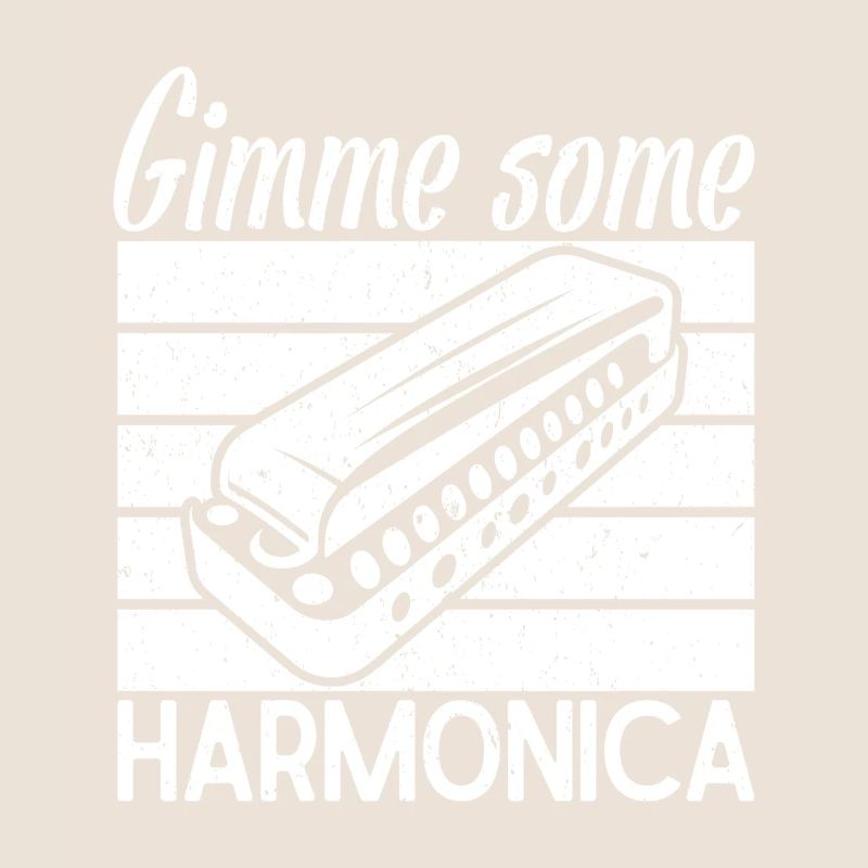 Musicien d’harmonica Donne-moi un peu d’harmonica