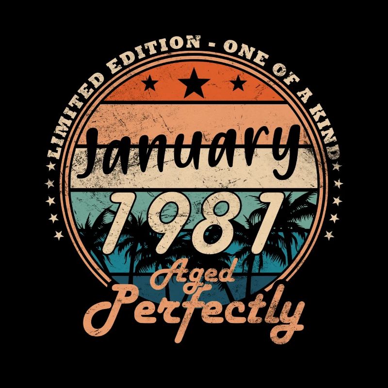45th Birthday Original January 1981