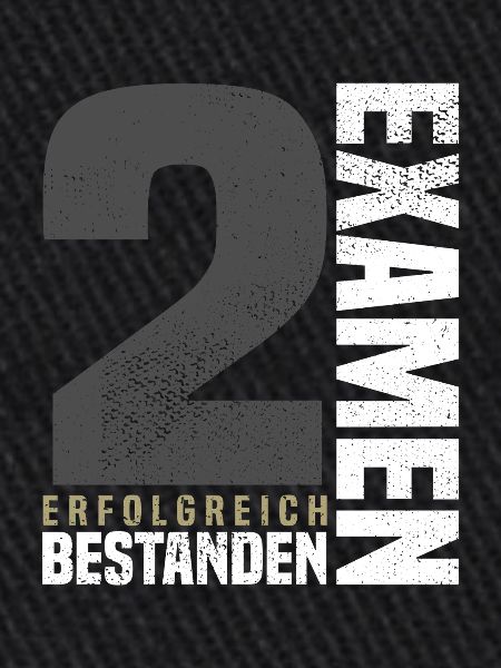 Glückwunsch 2. Examen