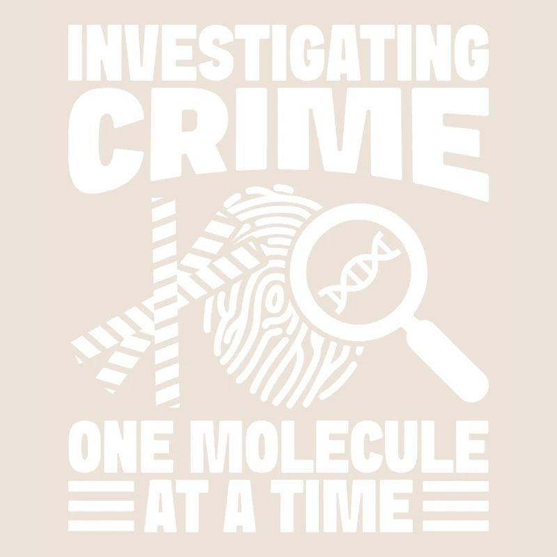 Forensic Analyst Investigating Crime One Molecule