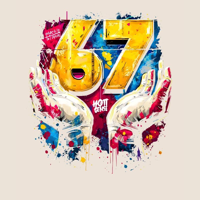 6 7 Mème du graffiti