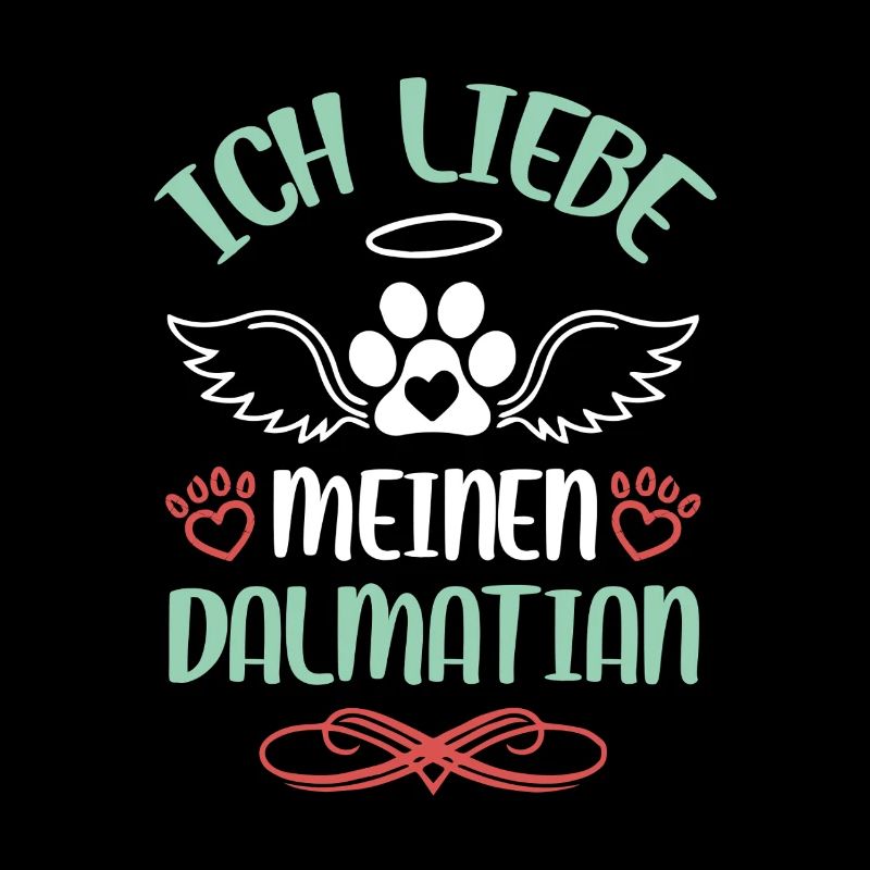 Ich liebe Dalmatian Engel