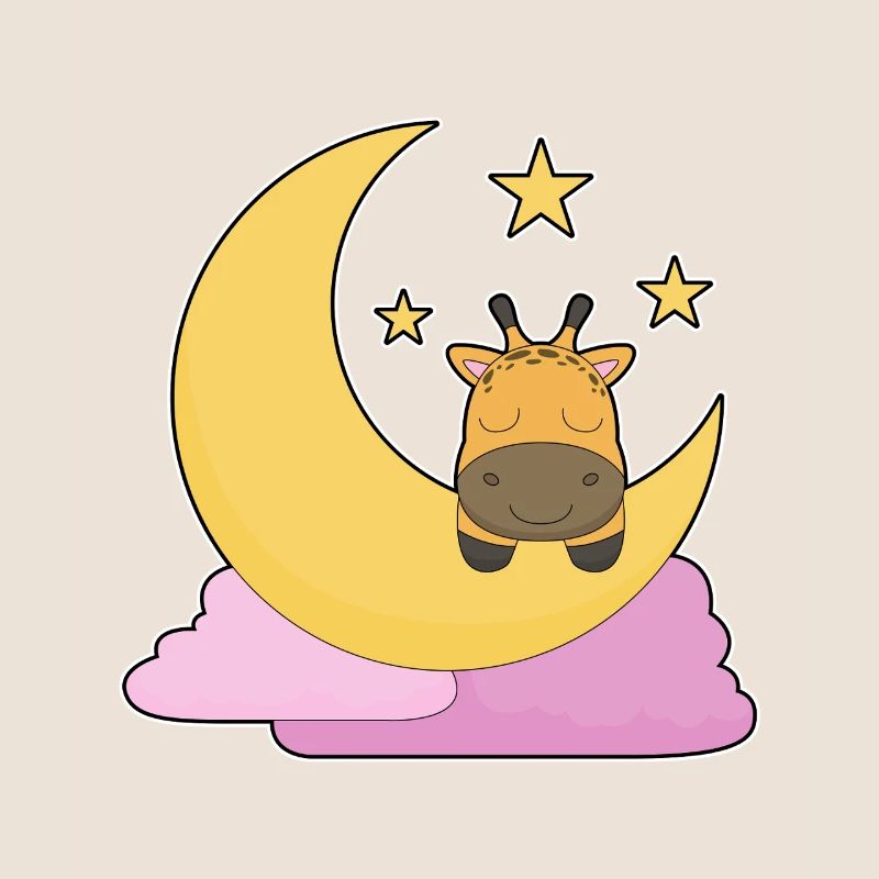 Giraffe Moon
