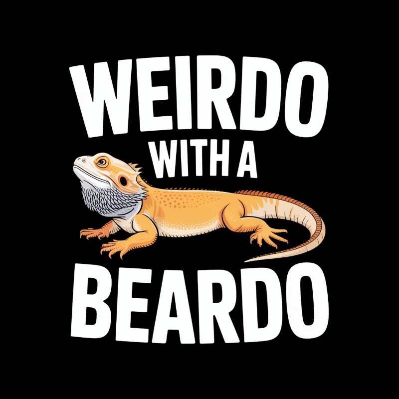 Beardo Lizard Caption Tee