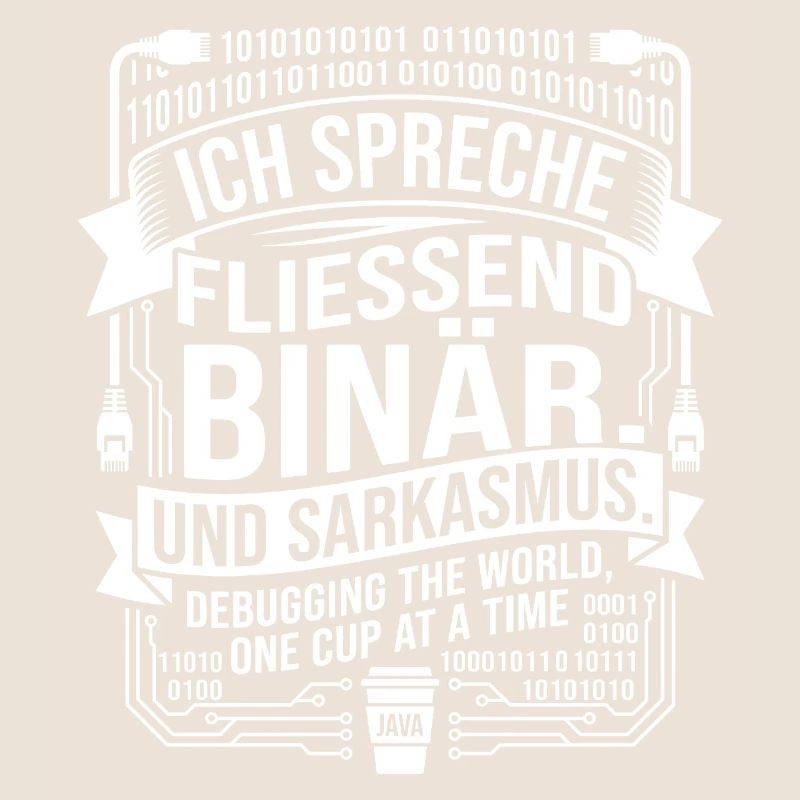 Coding Binärer Kaffee Sarkasmus