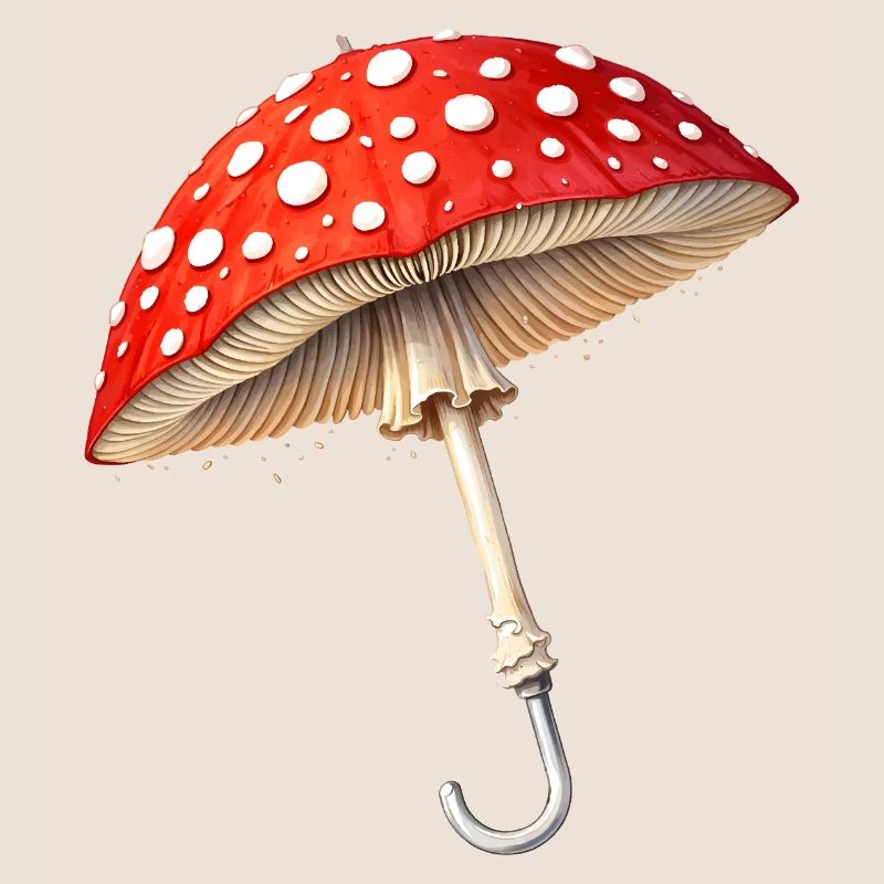 Toadstool Umbrella Fantasy Design