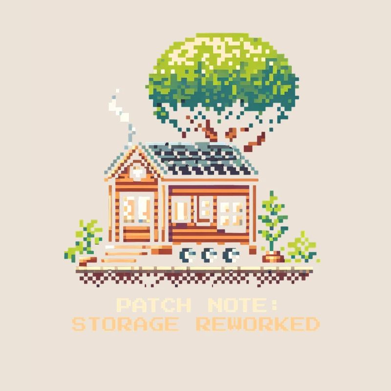 Storage space revised | Tiny House Order