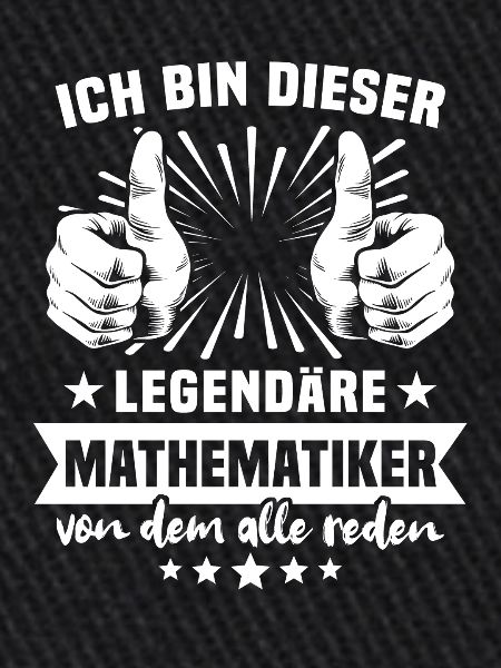 Légende du mathématicien