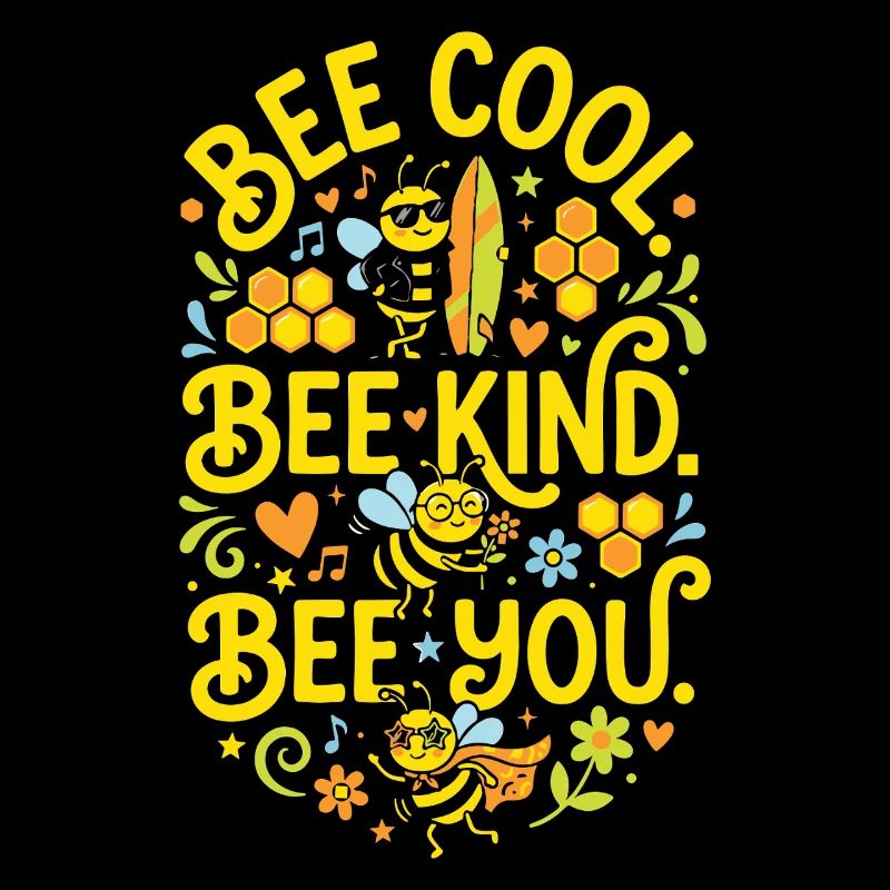 Bee Cool Bee Kind Bee You Bees Design