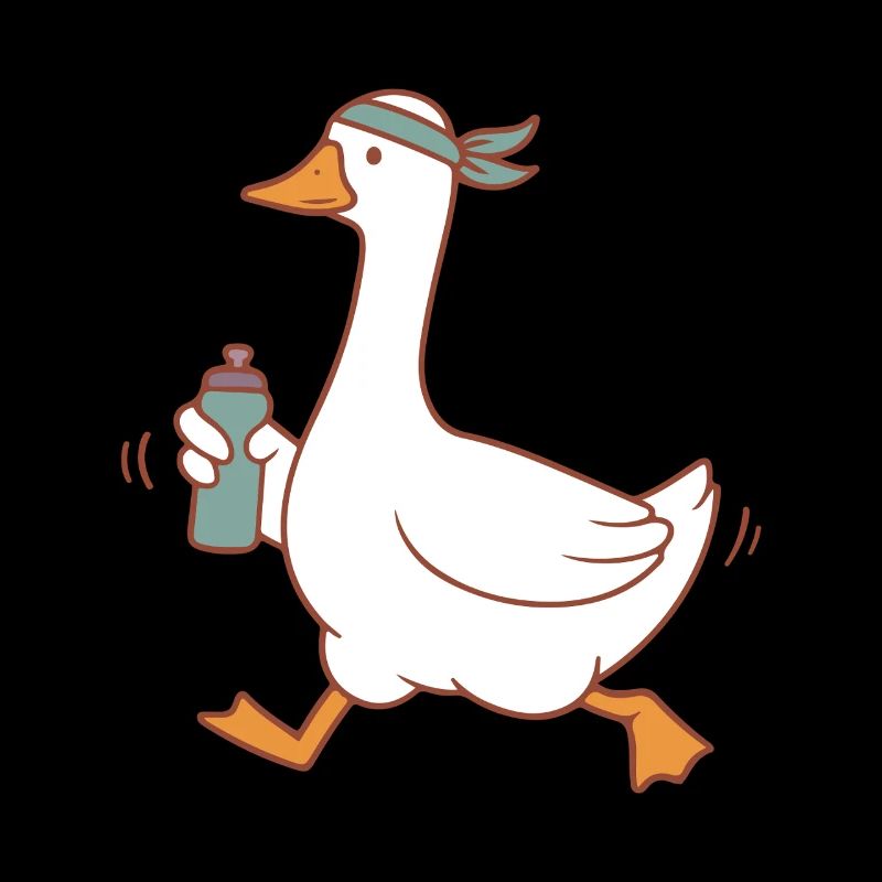 Spray Duck with Headband