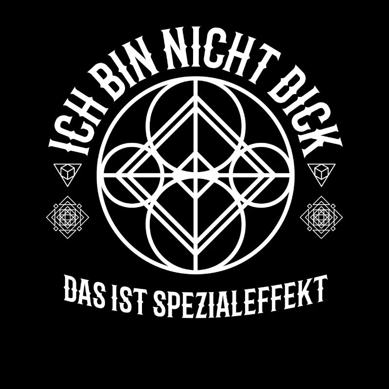 Ich bin nicht dick Das ist Spezialeffekt