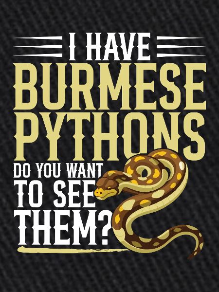 Burmesische Python HDE Schlangen-Stofftier-Reptil