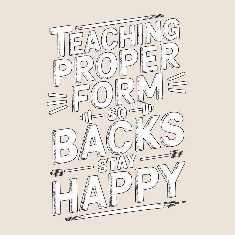 PT Educator Teaching Proper Form Movement Therapy