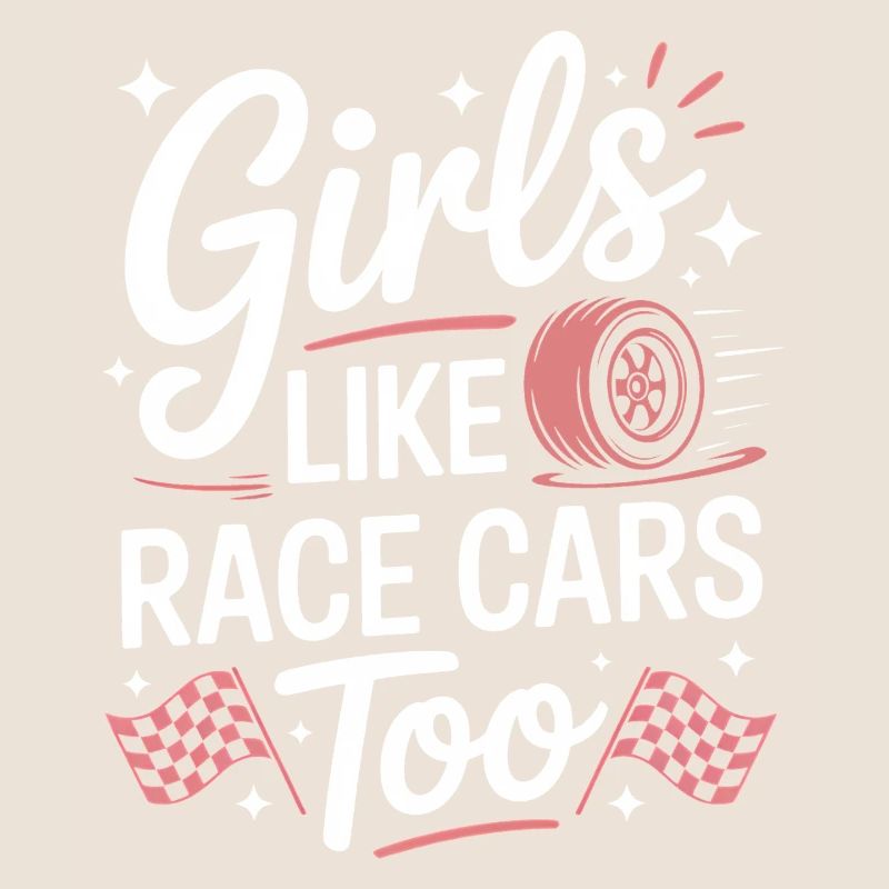 Cadeau de voitures de course de filles