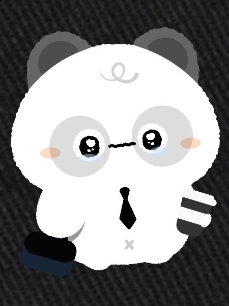 Müder Panda