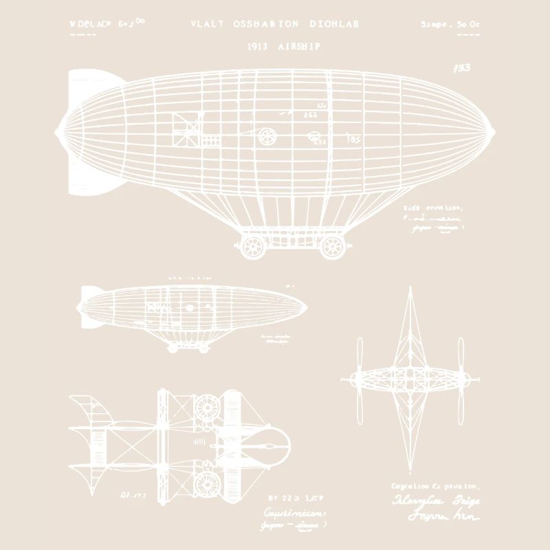 Esquisse du plan Zeppelin