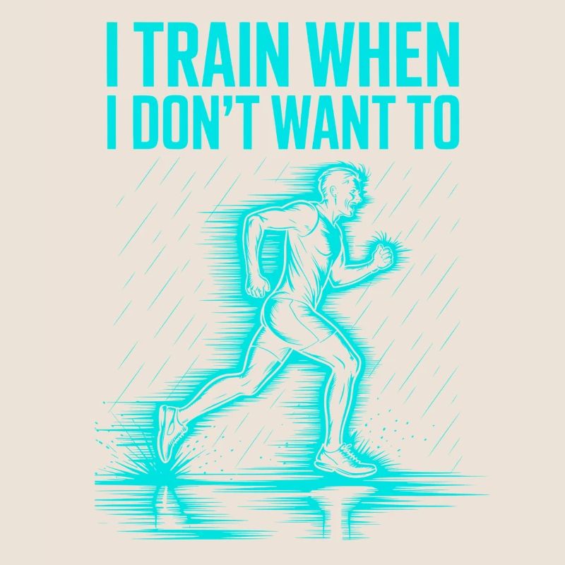I train even when I don't feel like it – runner