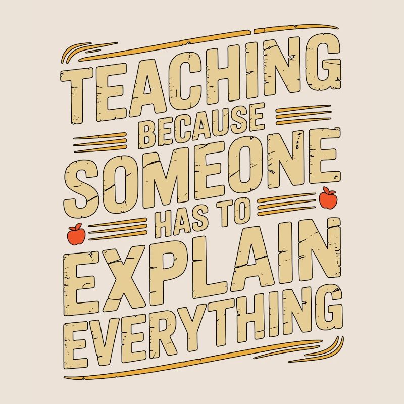 Elementary Teacher Teaching Because School Tutor