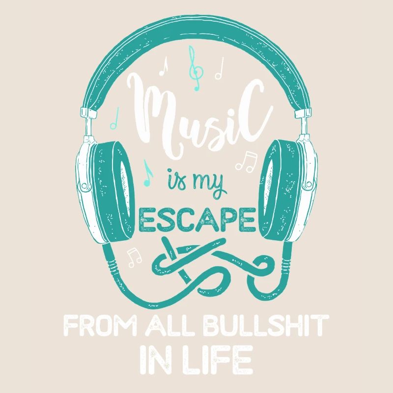 La musique, c’est mon graphique casque d’évasion