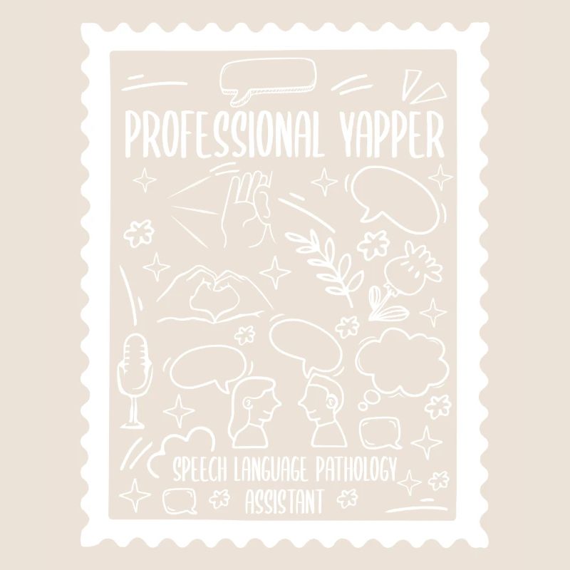 Professionelle Yapper Speech Language SLP