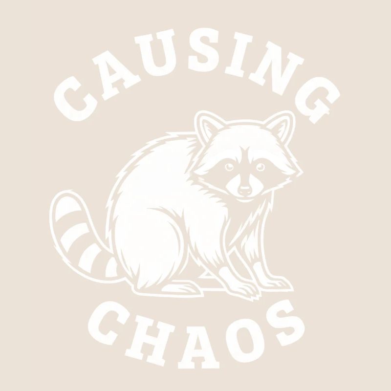 Chaotischer Waschbär Causing Chaos
